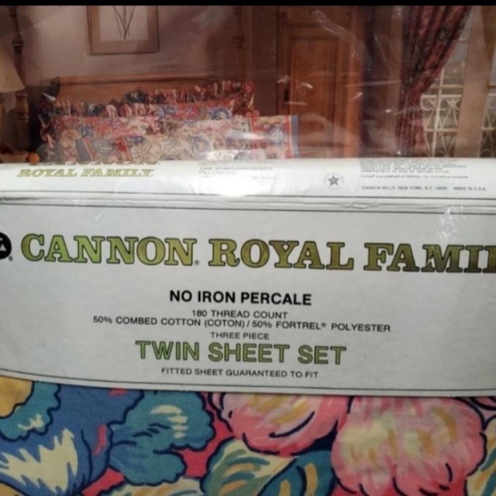 Cannon Royal Floral Print Twin 3 Pc Sheet Set